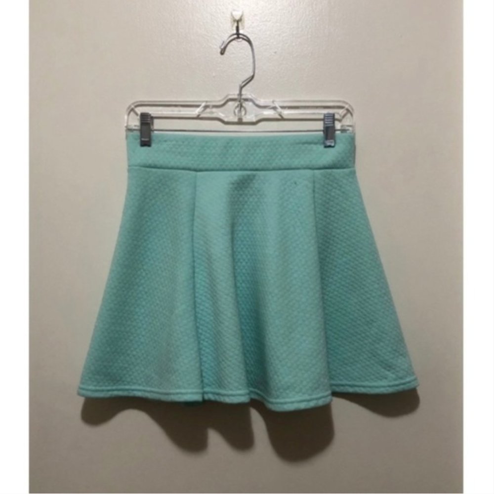 H&M Blue Skater Skirt